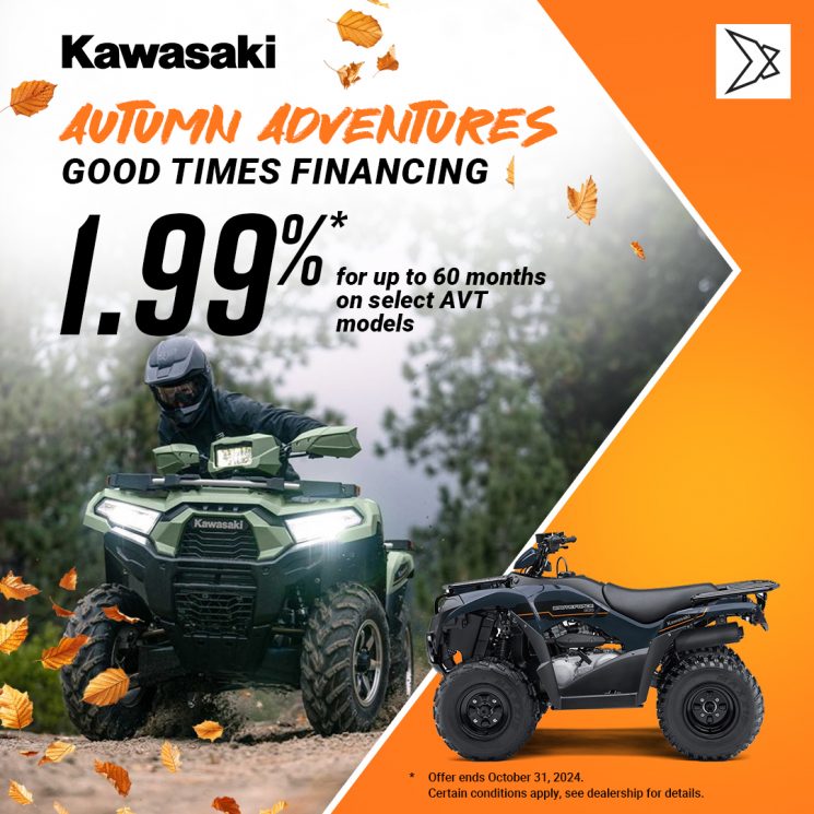 Kawasaki ATV Financing 1.99%